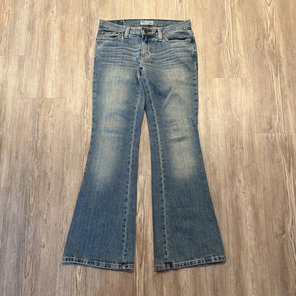 American Eagle Womens 0 Petite Vintage 80s-90s Hipster Fit Low Rise Flare Jeans